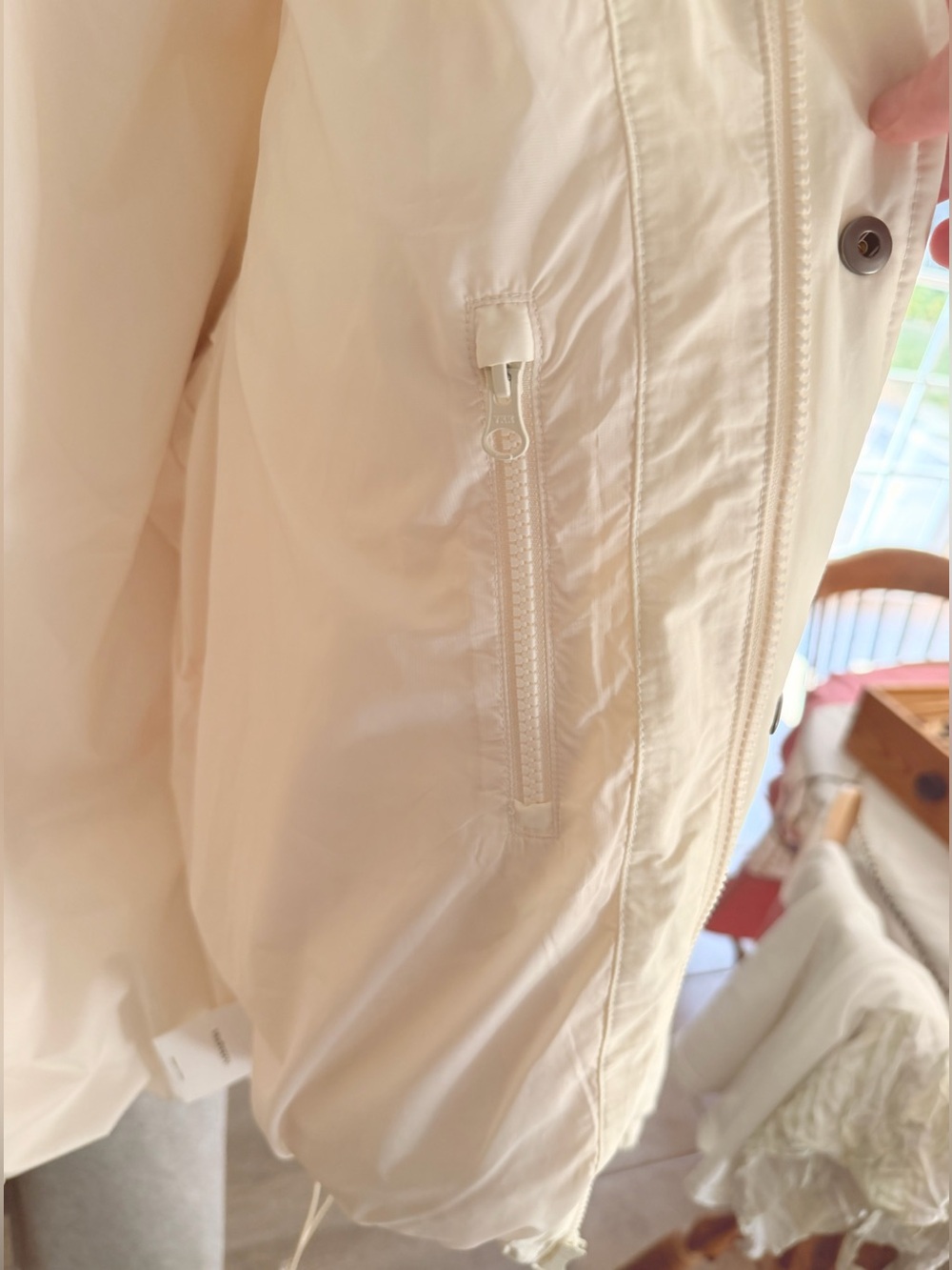 Madhappy Cream Quilted Puffer acket - Picture 5 of 5
